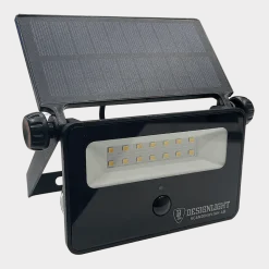 Batteridriven strålkastare med sensor solcellslampa