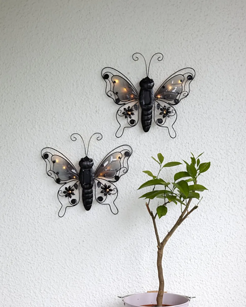 Butterfly solcellslampa