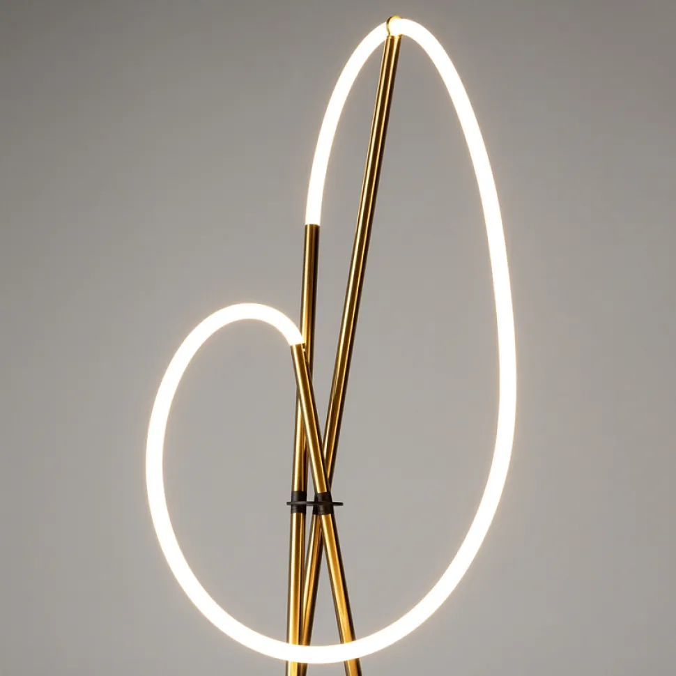Crochet golvlampa