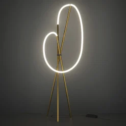 Crochet golvlampa