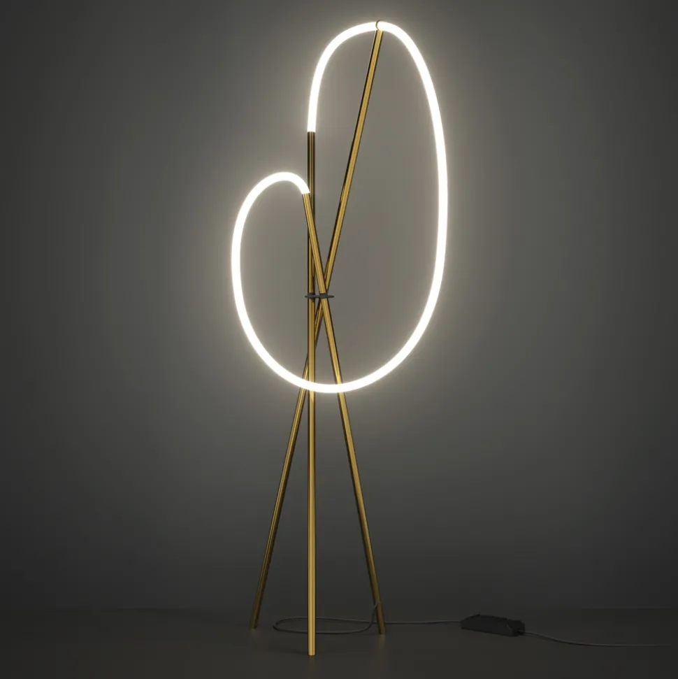 Crochet golvlampa