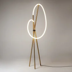 Crochet golvlampa