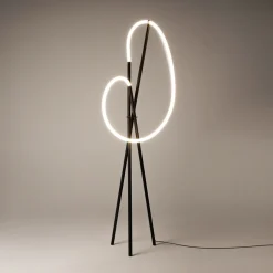 Crochet golvlampa