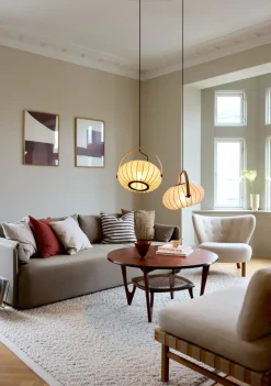 D.C Textil Ø40 taklampa