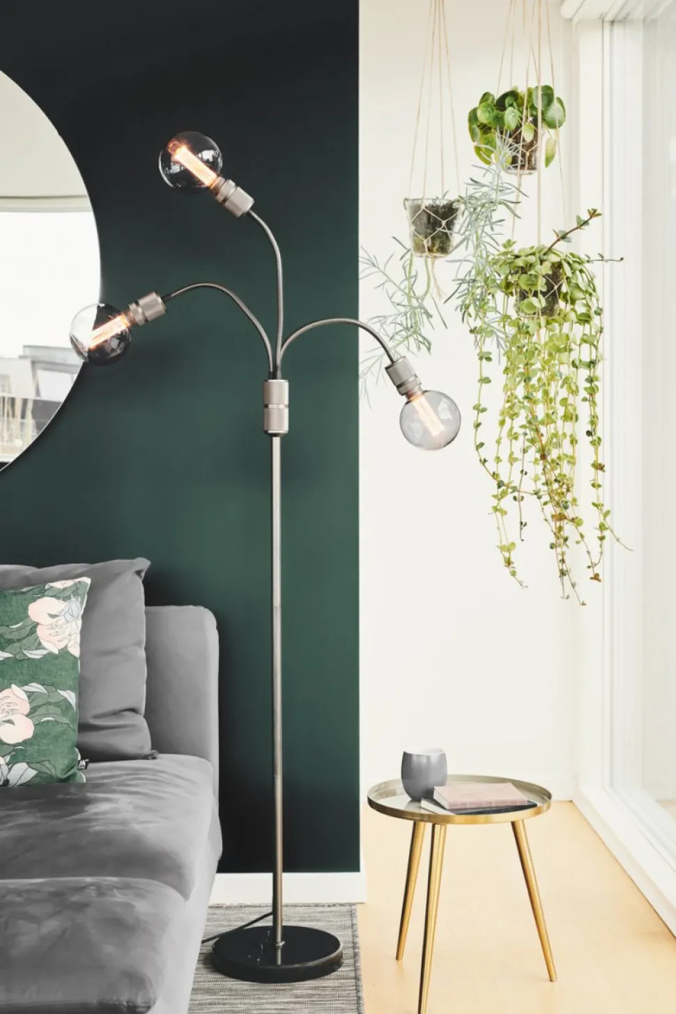 Halo golvlampa