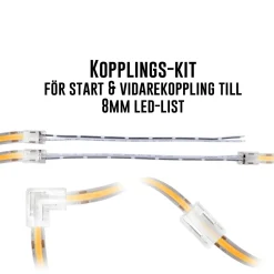 Kopplings-kit till Cobby 8mm