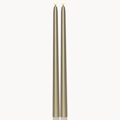LED Antikljus Flamme Metal 40cm