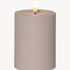 LED Blockljus Flamme Soft 13cm