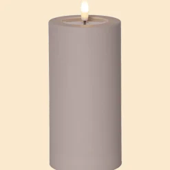 LED Blockljus Flamme Soft 18cm