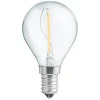 LED E14 klot klar 1W 2700K