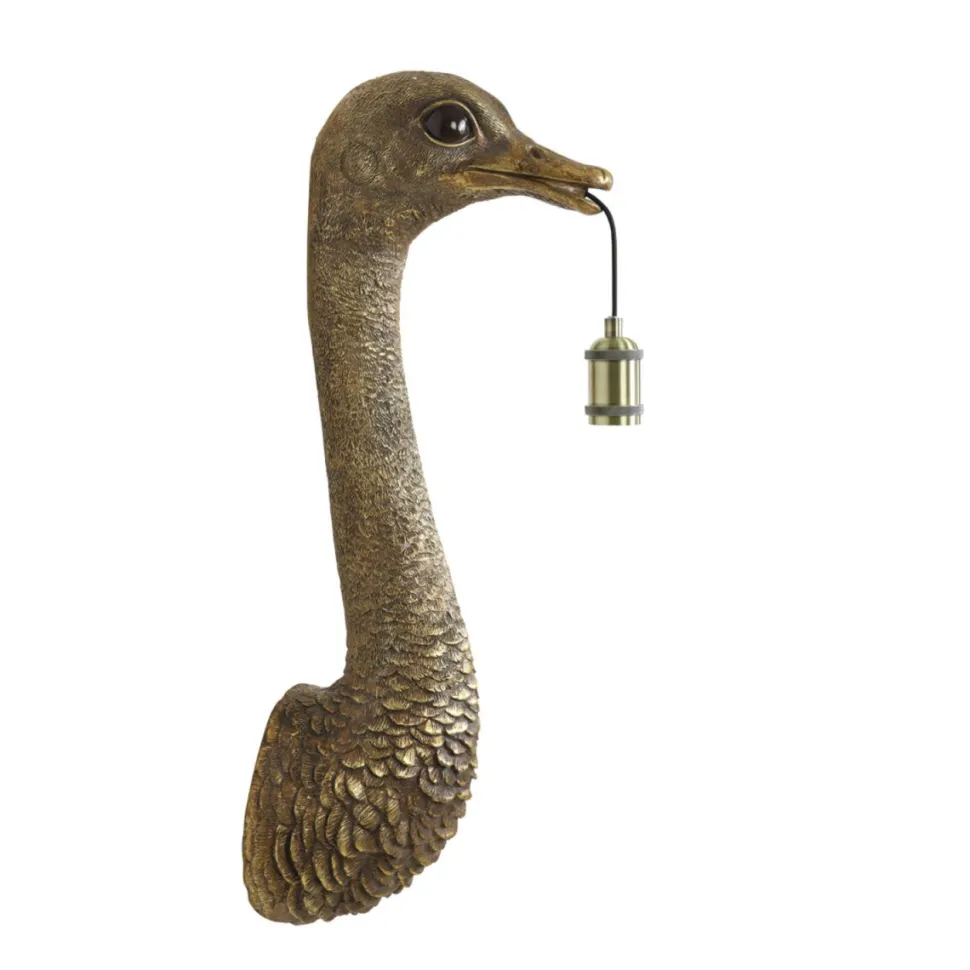 Ostrich 72cm vägglampa