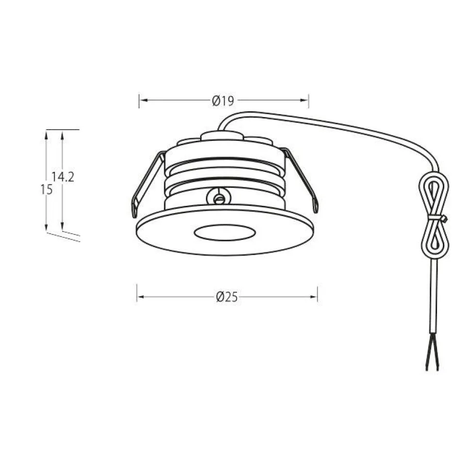 P-132 Mini Downlight 3000K