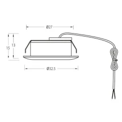 Q-32 Mini Downlight 3000K