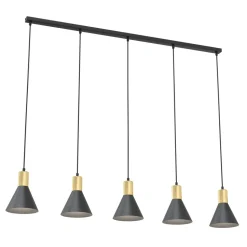 Rosa 116cm taklampa