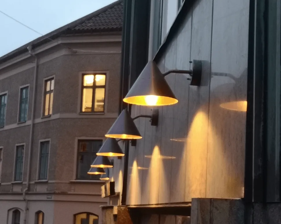 Tratt utelampa